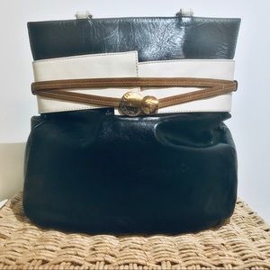 Lamarthe Paris Leather Vintage Shoulder Bag